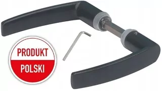 Kľučka integrovaná GRAFITOVÁ ANTRACITOVÁ KĽÚČKA DVERÍ, UNIVERZÁLNA
